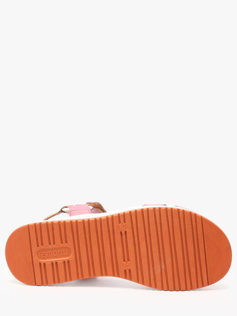 Sandales Semelle Compensée En Cuir Remonte Multicolore women 31 vue secondaire 4