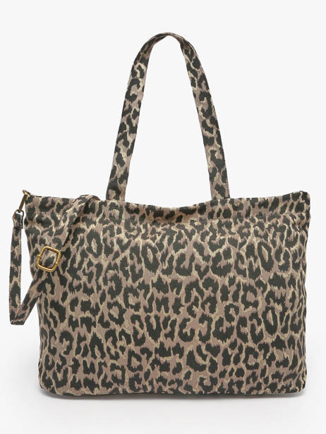 Sac Porté épaule A4 Leopard Polyester Miniprix Beige leopard 6241