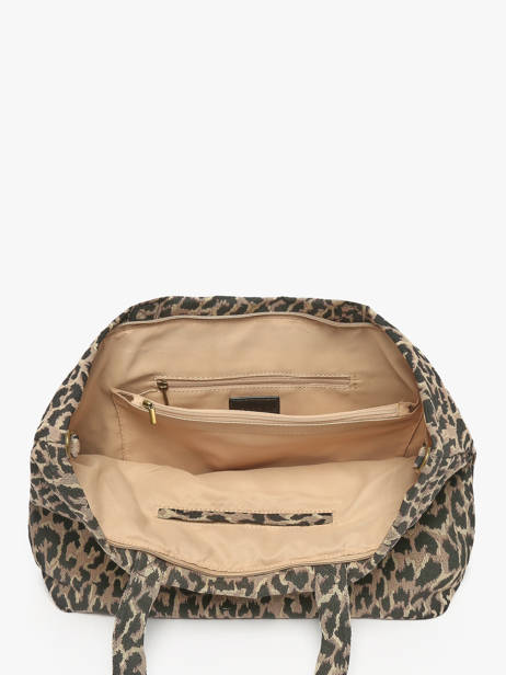 Sac Porté épaule A4 Leopard Polyester Miniprix Beige leopard 6241 vue secondaire 2