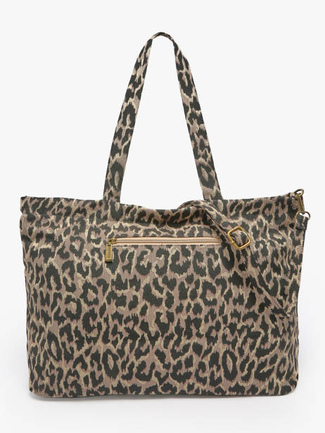 Sac Porté épaule A4 Leopard Polyester Miniprix Beige leopard 6241 vue secondaire 3