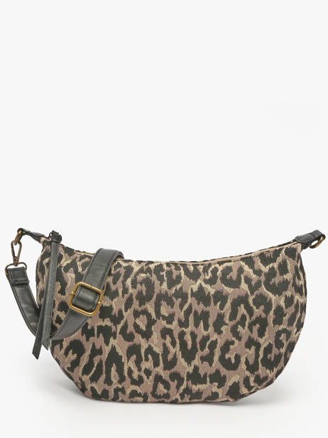 Sac Bandoulière Leopard Polyester Miniprix Beige leopard 6243