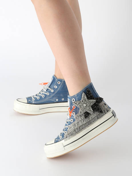 Sneakers Nan-ku couture Bleu women 4BA10C16 vue secondaire 1