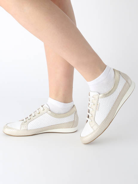 Sneakers Bretta En Cuir Mephisto Multicolore women P5146882 vue secondaire 1