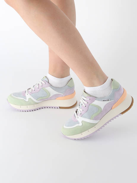 Sneakers Angie En Cuir Mephisto Multicolore women P5147162 vue secondaire 1