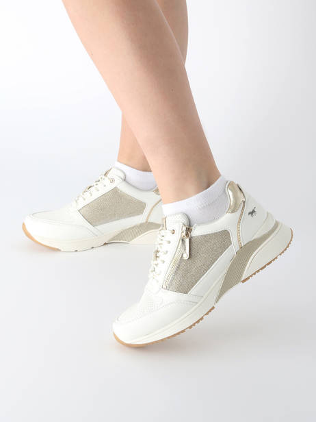 Sneakers Mustang Blanc women 1358313 vue secondaire 1