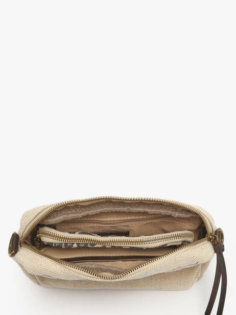 Sac Bandoulière Mix Leopard Coton Miniprix Beige mix leopard 6225 vue secondaire 2