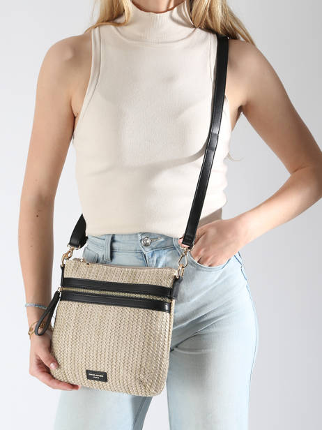 Sac Bandoulière St Tropez David jones Noir st tropez CM7537 vue secondaire 1