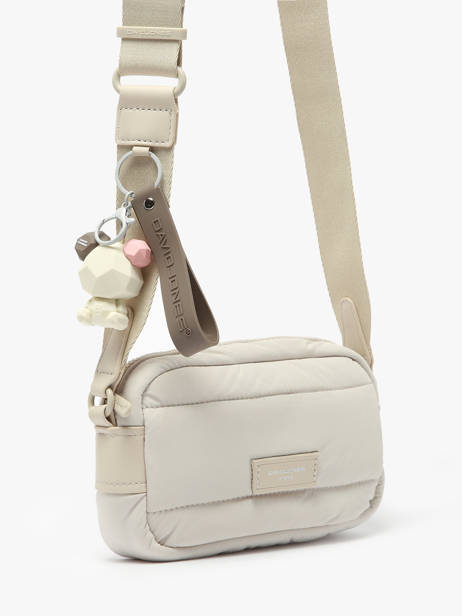 Sac Bandoulière Plum David jones Gris plum CM7475 vue secondaire 2