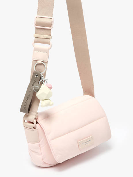 Sac Bandoulière Plum David jones Rose plum CM7476 vue secondaire 2