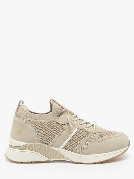 Sneakers Mustang Beige women 1358321