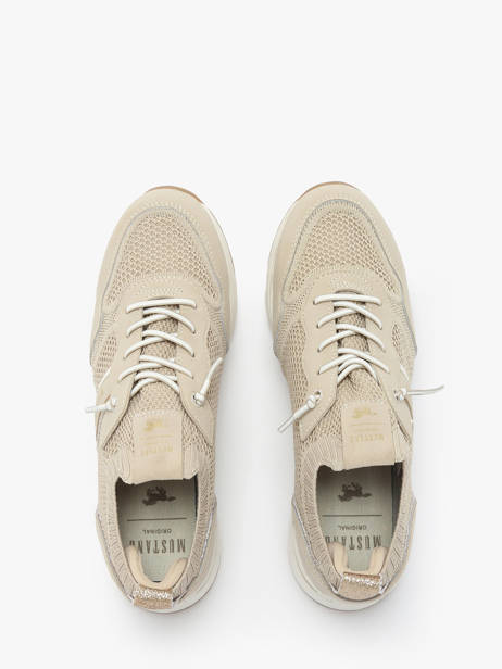 Sneakers Mustang Beige women 1358321 vue secondaire 4
