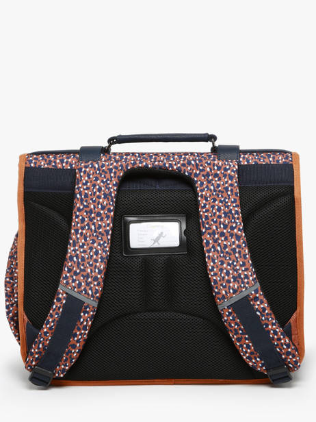 Cartable 3 Compartiments Cameleon Marron vintage fantasy PBVGCA41 vue secondaire 4