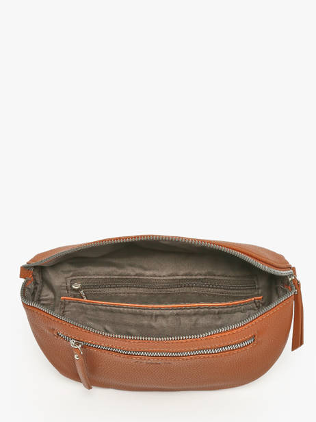 Sac Banane Miniprix Marron grained F8546 vue secondaire 2