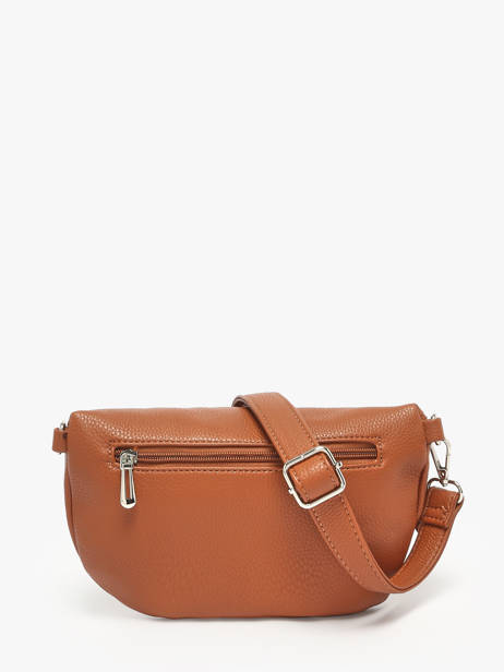 Sac Banane Miniprix Marron grained F8546 vue secondaire 3