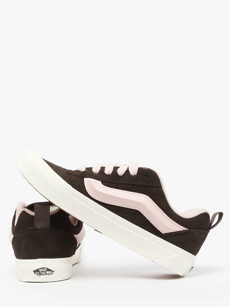 Sneakers Knu Skool En Cuir Vans Marron women D75O3N vue secondaire 3