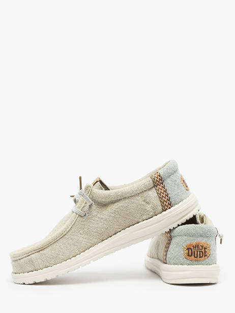 Mocassins Wally Jute Hey dude Beige men 43085 vue secondaire 3