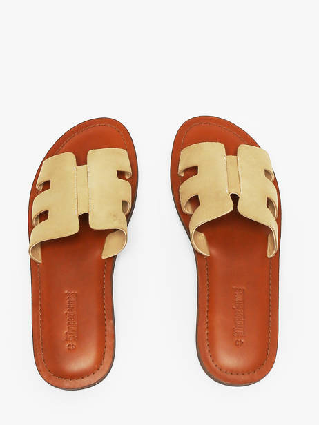 Mules Emia Suede En Cuir Les tropeziennes Beige men EMIASUED vue secondaire 3