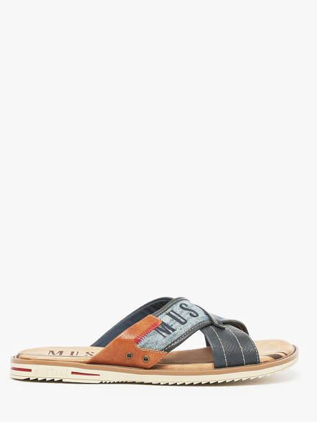 Mules Mustang Bleu men 4152705