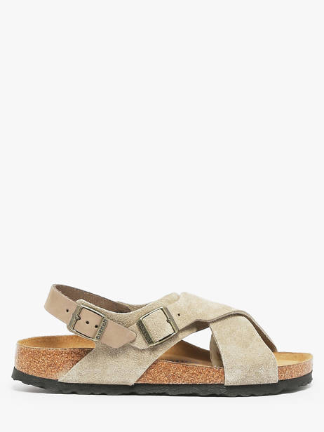 Sandales Tulum En Cuir Birkenstock Beige women 1029834