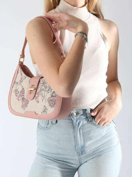 Sac Porté épaule Butterfly Miniprix Rose butterfly 32872 vue secondaire 1