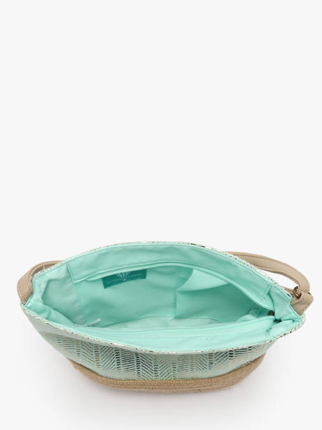 Sac Bandoulière Irisé Le voyage en panier Bleu guimauve PM289 vue secondaire 3