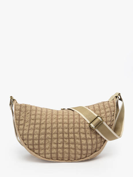 Sac Bandoulière Gaufrette Le voyage en panier Beige gaufrette PM882 vue secondaire 4
