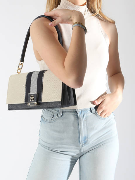 Sac Porté épaule Th Her Tommy hilfiger Bleu th her AW17404 vue secondaire 1