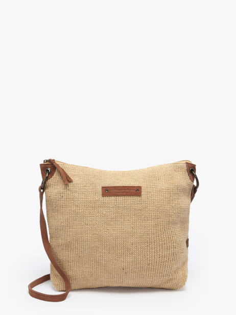 Sac Bandoulière Over The Rainbow Jute Le voyage en panier Beige over the rainbow PM757