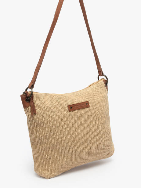 Sac Bandoulière Over The Rainbow Jute Le voyage en panier Beige over the rainbow PM757 vue secondaire 2