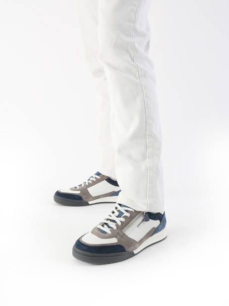 Sneakers Endrik En Cuir Mephisto Multicolore men P5147448 vue secondaire 1