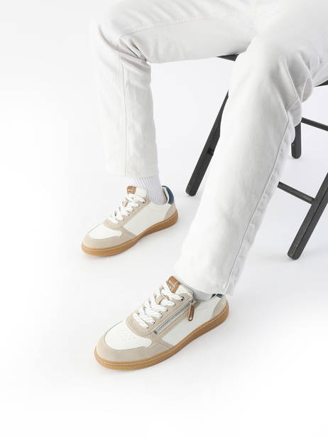 Sneakers Mustang Beige men 4204301 vue secondaire 1