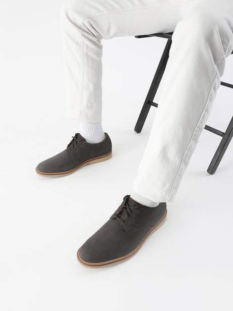 Chaussures De Ville Atticus Clarks Gris men 26176083 vue secondaire 1