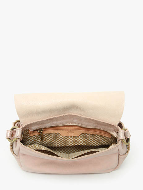 Sac Bandoulière Vintage Cuir Mila louise Rose vintage 30172X vue secondaire 3