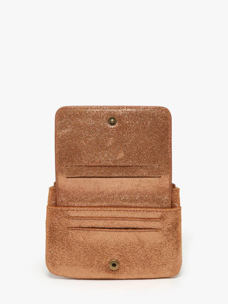 Porte-monnaie Cuir Mila louise Marron vintage 3853X vue secondaire 2