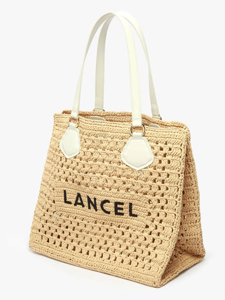 Sac Porté épaule Cabas D'ete Lancel Beige cabas d'ete A13416 vue secondaire 2