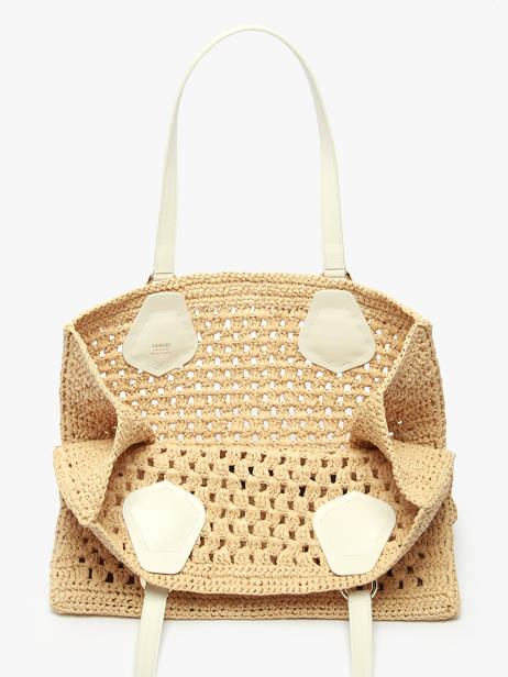 Sac Porté épaule Cabas D'ete Lancel Beige cabas d'ete A13416 vue secondaire 3