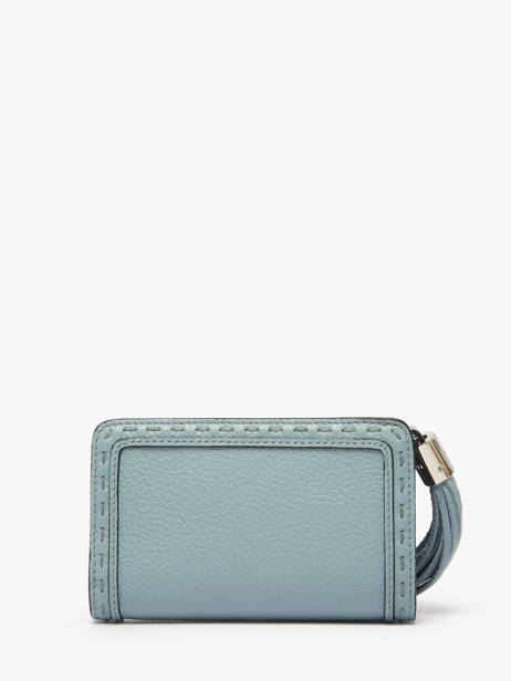 Portefeuille Compact Premier Flirt Cuir Lancel Bleu premier flirt A11136 vue secondaire 3