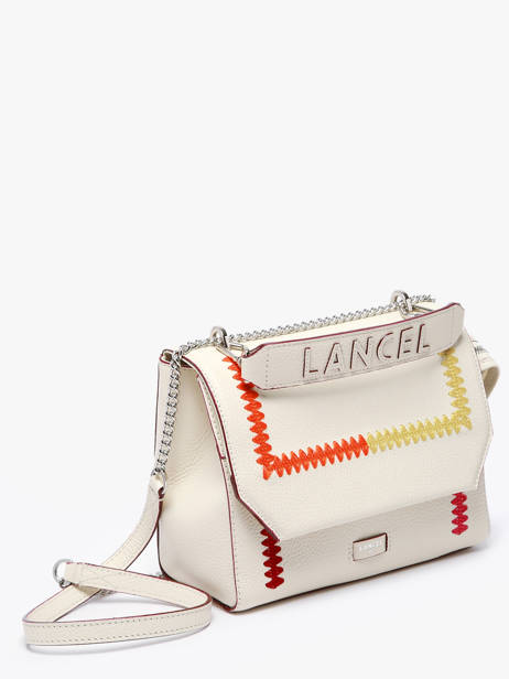 Sac Bandoulière Ninon Cuir Lancel Blanc ninon A13386 vue secondaire 2