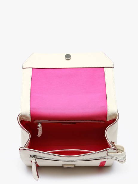 Sac Bandoulière Ninon Cuir Lancel Blanc ninon A13386 vue secondaire 3