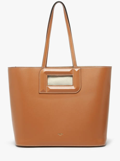 Sac Porté épaule Angele Cuir Lancel Marron angele A13361