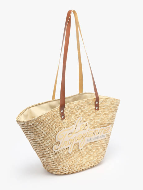 Sac Porté épaule Milos Papier Les tropeziennes Beige milos TZ01 vue secondaire 2
