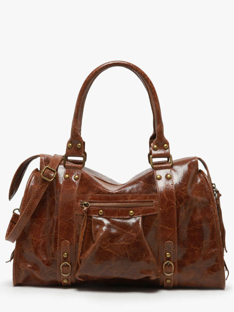 Sac Porté épaule Elefante Cuir Milano Marron elefante EF24095