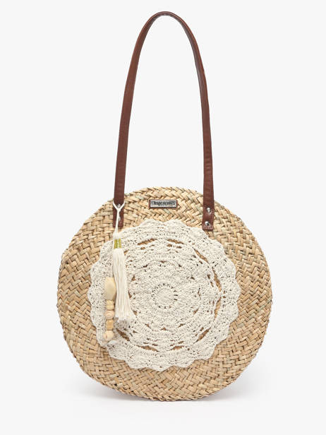 Sac Porté épaule Bora Paille Les tropeziennes Beige bora TZ02