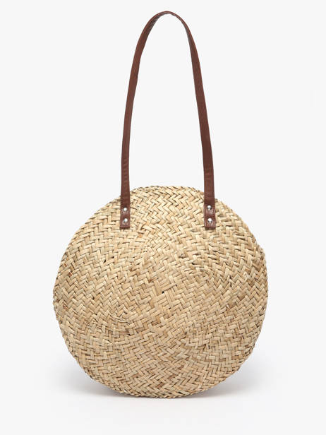 Sac Porté épaule Bora Paille Les tropeziennes Beige bora TZ02 vue secondaire 4