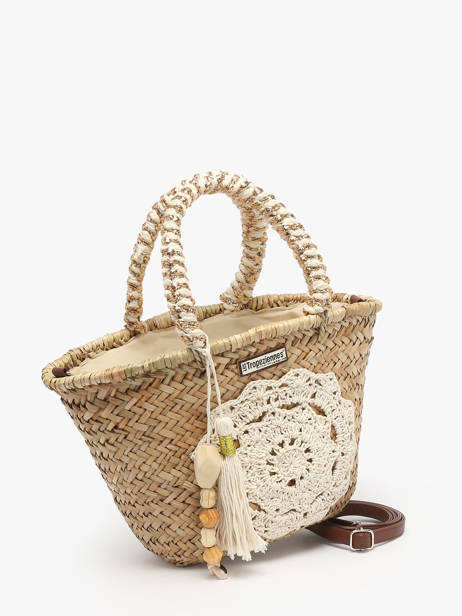 Sac à Main Bora Paille Les tropeziennes Beige bora TZ03 vue secondaire 2