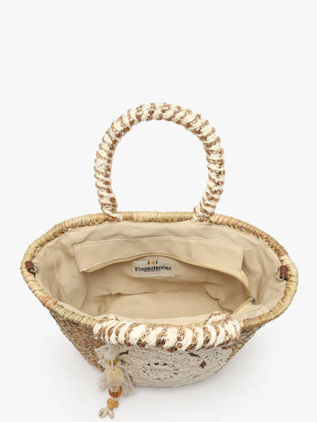 Sac à Main Bora Paille Les tropeziennes Beige bora TZ03 vue secondaire 3