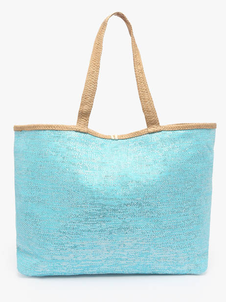Sac Porté épaule Panama Papier Les tropeziennes Bleu panama TZ01 vue secondaire 4