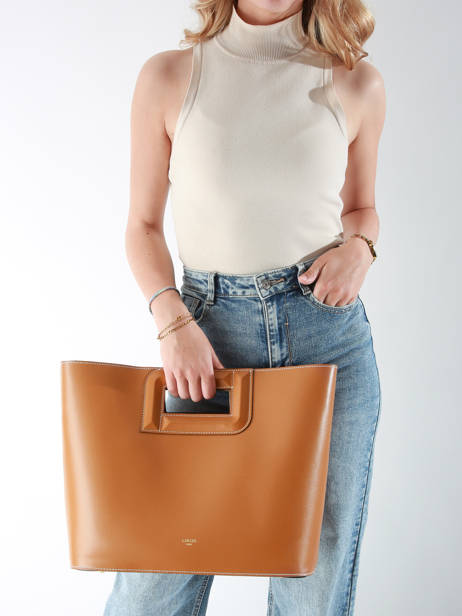 Sac Porté épaule Angele Cuir Lancel Marron angele A13361 vue secondaire 2