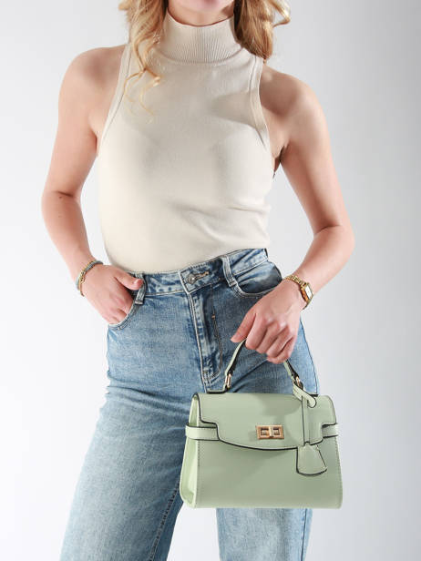 Sac Bandoulière Saffiano Miniprix Vert saffiano HY5434 vue secondaire 1