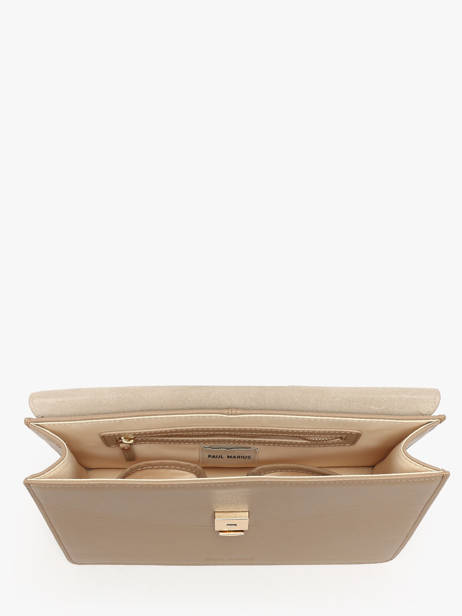 Sac Porté épaule La Suite Cuir Paul marius Beige la suite GABRISUI vue secondaire 3